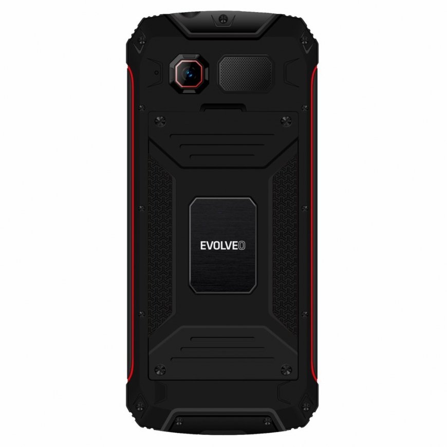Evolveo StrongPhone SPW4RD matkapuhelin 7,11 cm (2.8") 170 g musta, Punainen – 2