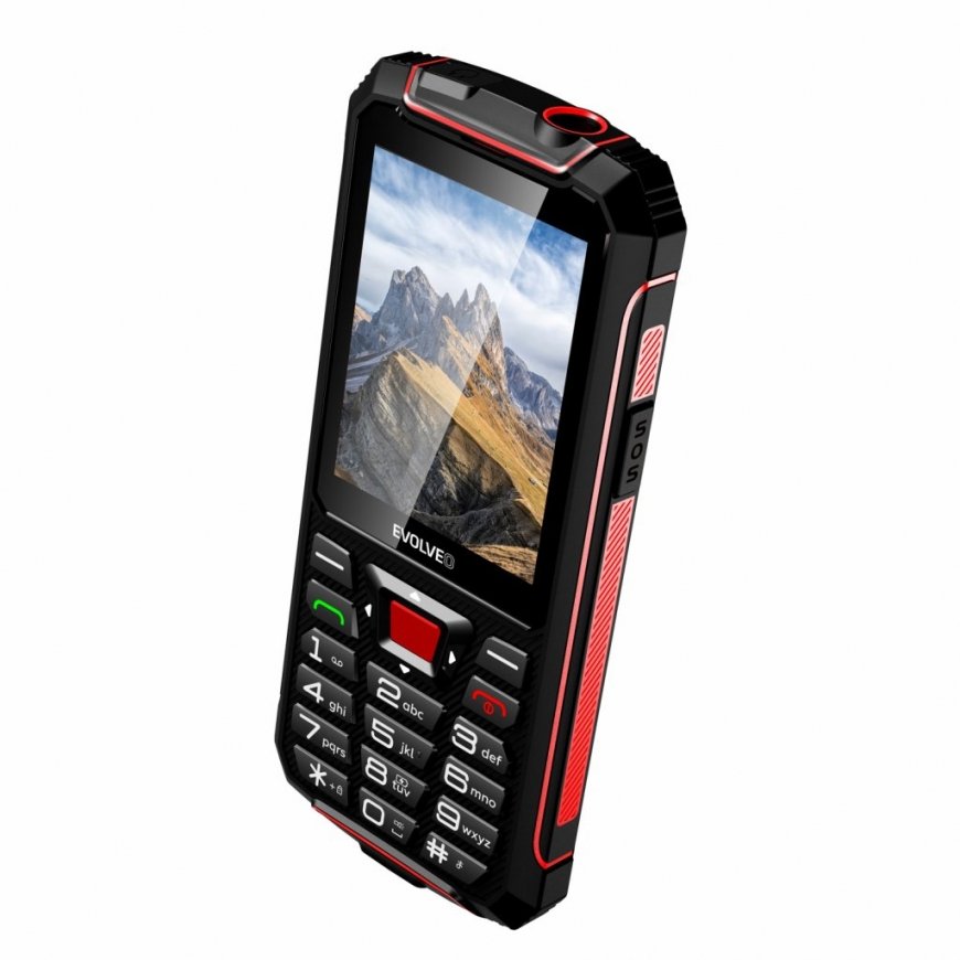 Evolveo StrongPhone SPW4RD mobilais telefons 7,11 cm (2.8") 170 g Melns, Sarkans – 3