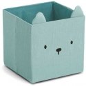 Zeller Muslin toy container COZY KIDS with ears, 28 x 28 x 28 cm Zeller Muslin toy container COZY KIDS with ears, 28 x 28 x 28 cm