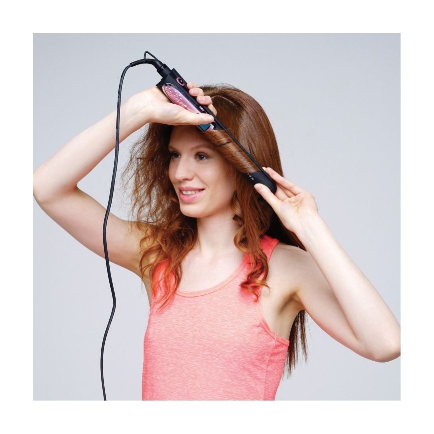 Bellissima Intelllisense B24 100 Straightening iron Warm Black, Pink 1.8 m – 5