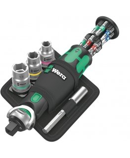 Wera 05004281001 Terkšlinis veržliaraktis 18 vnt Juoda, Žalia