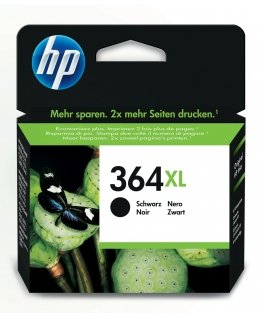 HP 364XL, Оригинальный струйный картридж увеличенной емкости, Черный