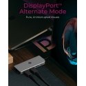 ICY BOX IB-DK4012-CPD Vielinis USB 3.2 Gen 1 (3.1 Gen 1) Type-C Antracitas, Juoda