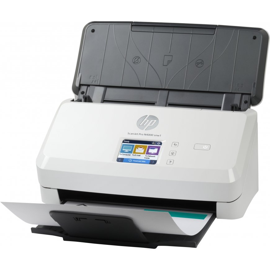 HP Scanjet Pro N4000 snw1 Sheet-feed Scanner Sheet-fed skaitytuvas 600 x 600 DPI A4 Juoda, Balta – 2