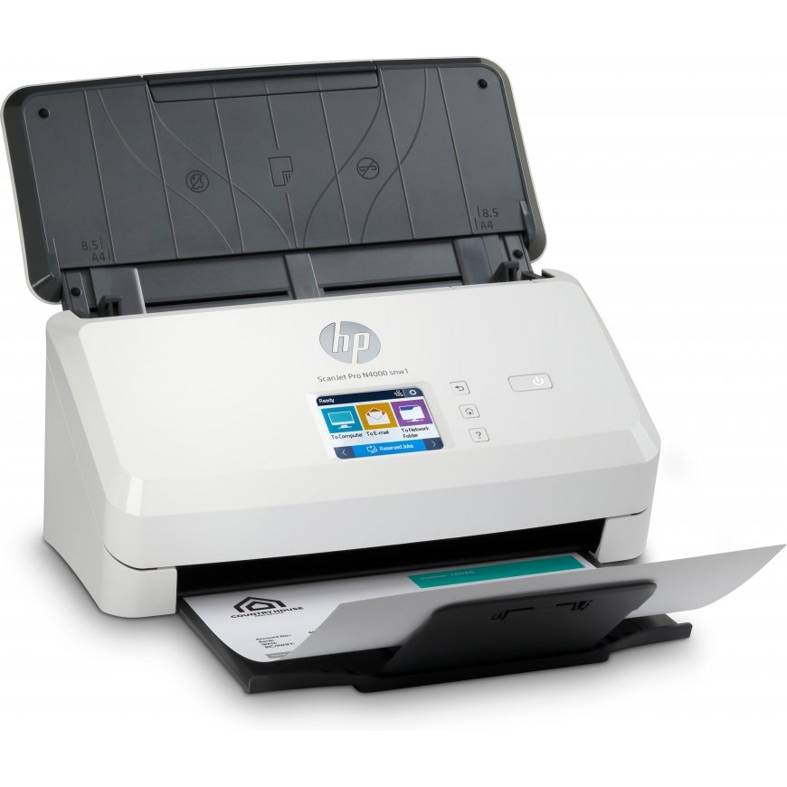 HP Scanjet Pro N4000 snw1 Sheet-feed Scanner Sheet-fed skaitytuvas 600 x 600 DPI A4 Juoda, Balta – 3