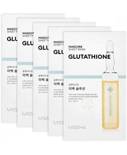 Mascure Glutathione Sheet Mask - Brightening Face Mask.
