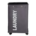 WENKO Laundry bin Quadro Grey laundry basket