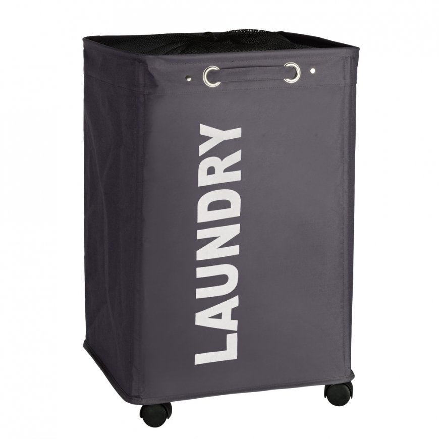 WENKO Laundry bin Quadro Grey laundry basket – 4