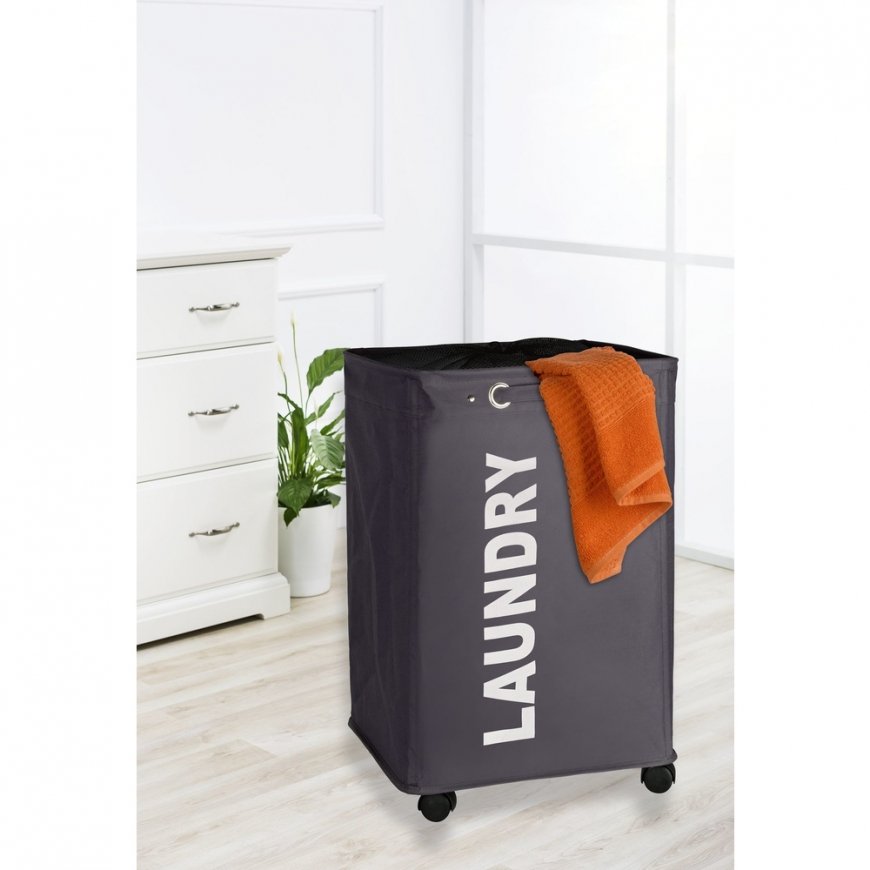 WENKO Laundry bin Quadro Grey laundry basket – 5