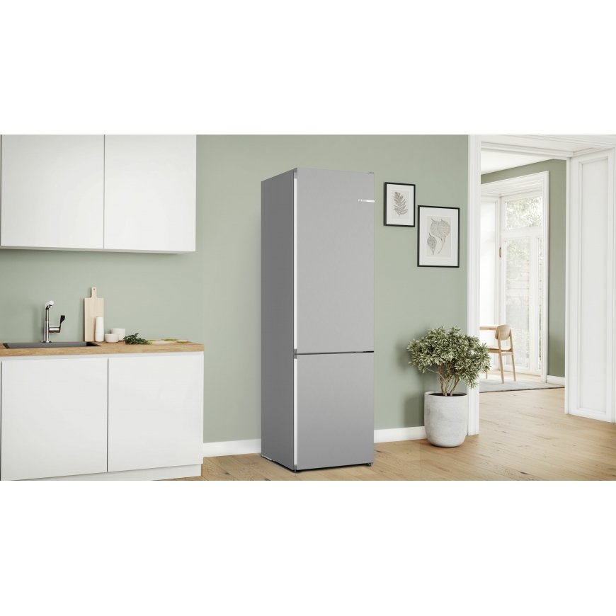 Bosch Serie 4 KGN392LBF fridge-freezer Freestanding 363 L B Stainless steel – 4