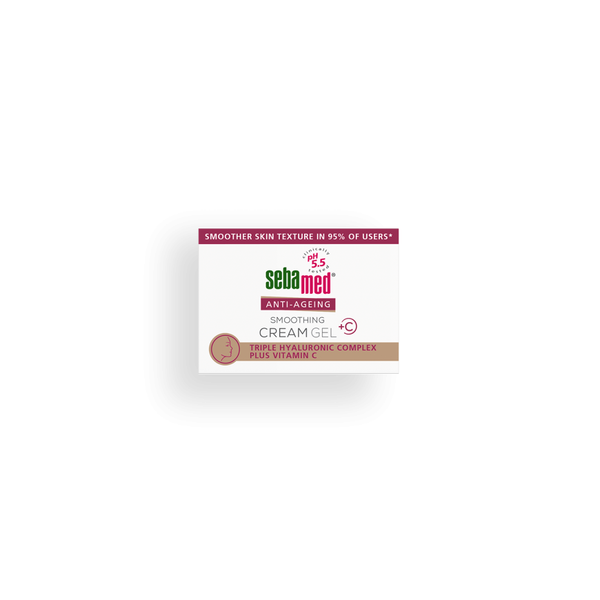 Anti-Ageing Smoothing Cream Gel with Hyaluronic Acid.