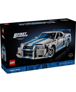 Klocki Technic 42210 Samochód Nissan Skyline GT-R (R34) z filmu Za szybcy, za wściekli