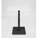 Elfen Ergodesk Single one-legged electric table frame, black