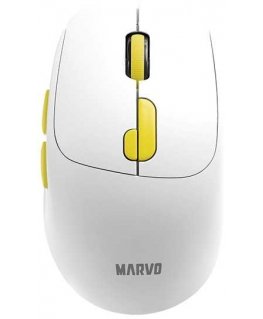 Wireless mouse, Marvo M809W, white, optical, 1600DPI