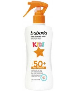 Babaria Sunscreen Spray With Aloe Vera For Kids Spf50+, 200 ml