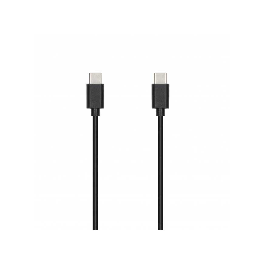 SEEK TOTI 20W Type-C PD -seinäpikalaturi Type-C - Type-C -liitännällä, 1 m PVC-datakaapeli 3A, musta – 3