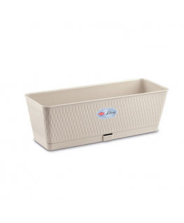 Stefanplast Flower box Liberty 50x18x16cm white