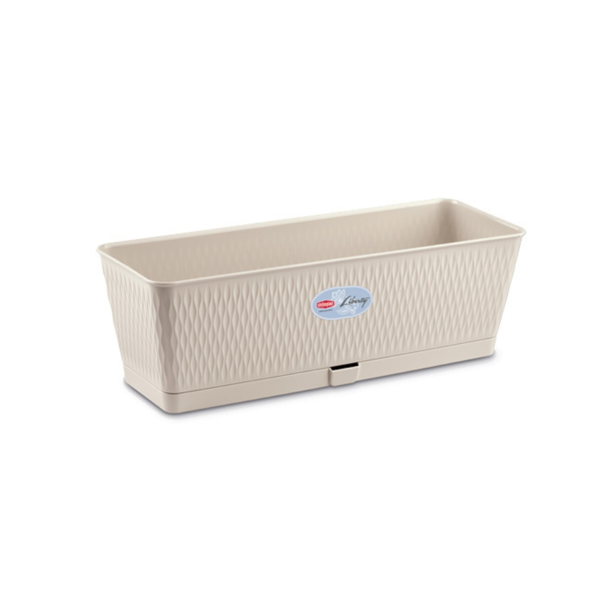 Stefanplast Flower box Liberty 50x18x16cm white