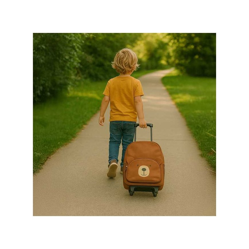 Proworld Children's suitcase with retractable handle, 29 x 12 x 40 cm – 3