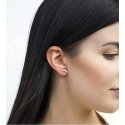 Beneto Silver drop earrings with clear crystals AGUP2703 Beneto Silver drop earrings with clear crystals AGUP2703
