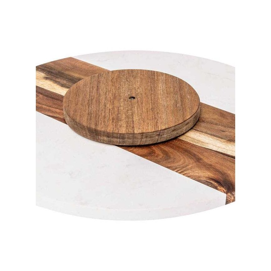 5five Simply Smart HARMONY turntable, marble and acacia, Ø 34.9 cm – 2
