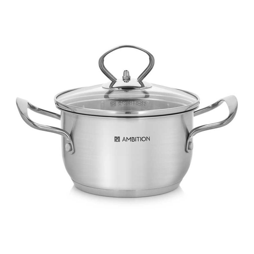 Puodas plieno su dangteliu Petite 14 cm 1,2 l AMBITION