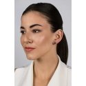 Brilio Silver Romantic silver earrings with zircons Hearts EA901WB Brilio Silver Romantic silver earrings with zircons Hearts EA901WB
