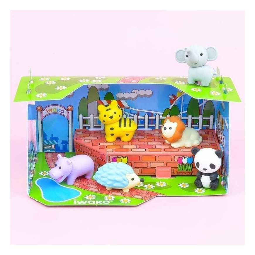 Iwako Craft House Zoo creative kit