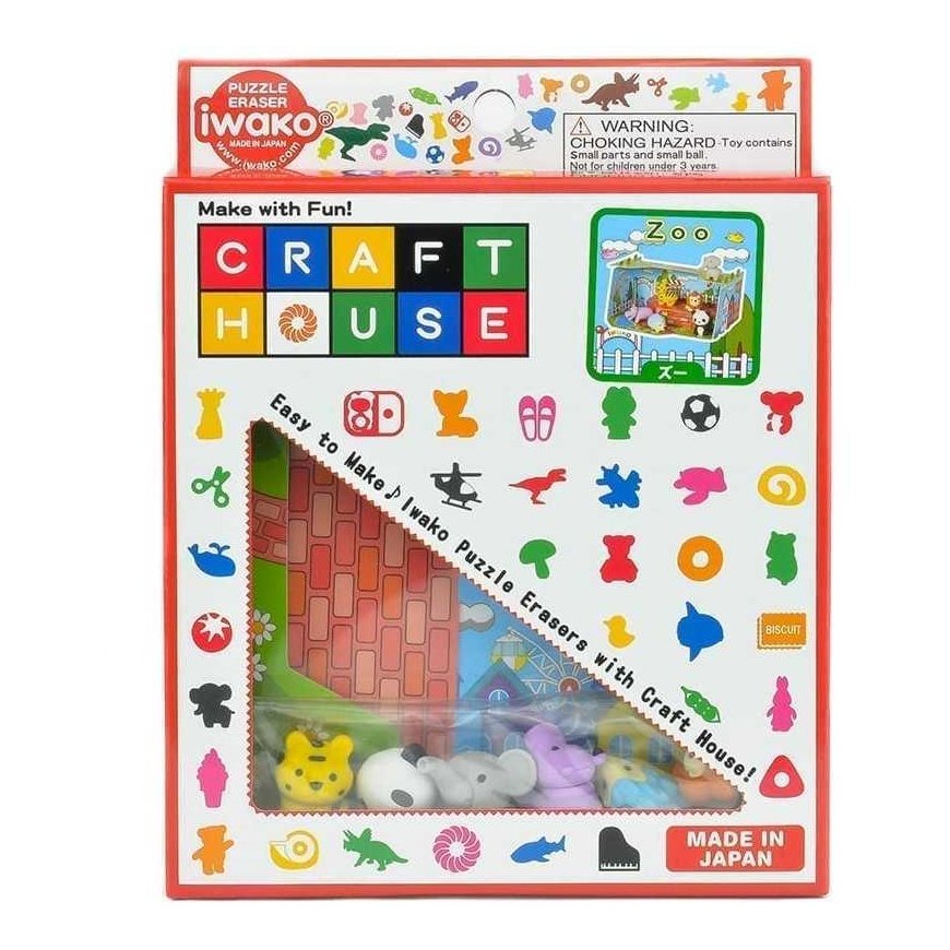 Iwako Craft House Zoo creative kit – 2