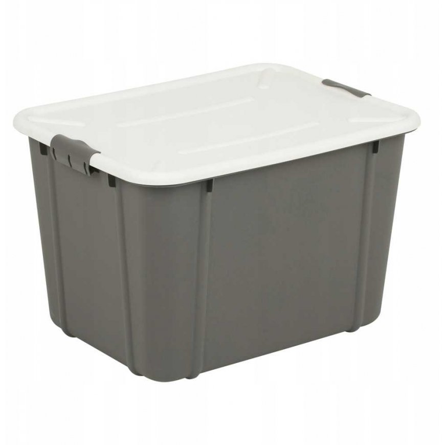 Dark gray 30L BranQ Velur storage container – 2