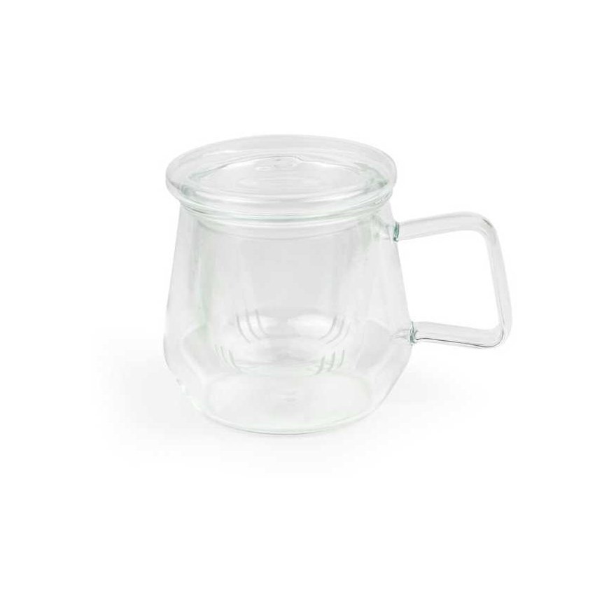 Glass mug with infuser Livorno 290 ml - colorless / Bredemeijer