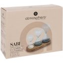 Atmosphera Set of three decorative hourglasses SABI, height 15 cm Atmosphera Set of three decorative hourglasses SABI, height 15 cm