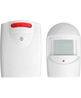 Orno Motion sensor with wireless alarm, battery, IP44, 120m