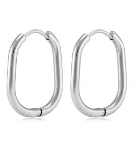 Troli Timeless steel oval earrings VAAJDE201253-2-S