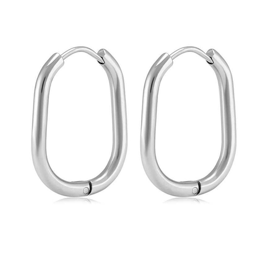 Troli Timeless steel oval earrings VAAJDE201253-2-S