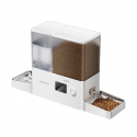 Rojeco 2 in 1 vandens fontanėlis augintiniui 3.5L & Feeder 5L Button Verson baltos spalvos Rojeco 2 in 1 vandens fontanėlis augintiniui 3.5L & Feeder 5L Button Verson baltos spalvos