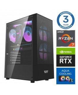 INTOP AQUA Ryzen 7 7700X 64GB DDR5 2TB SSD M.2 NVME+2TB RTX5060Ti 16GB no-OS