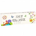 Ikonka Sticker wall clock with colored digits 80-90cm Ikonka Sticker wall clock with colored digits 80-90cm