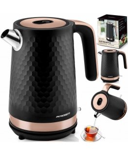 Electric kettle 1.7l Berdsen BD-705 black and copper color