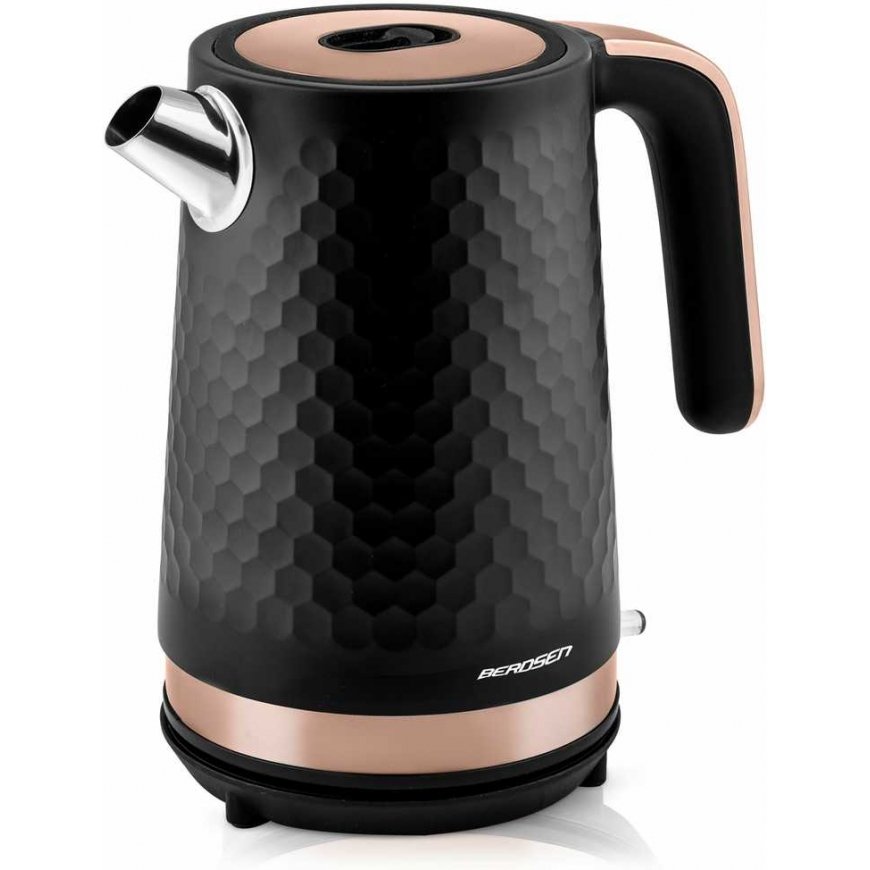 Electric kettle 1.7l Berdsen BD-705 black and copper color – 4