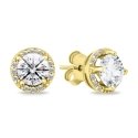 Brilio Silver Brilio Silver Sparkling gold plated earrings with zircons EA601Y Brilio Silver Brilio Silver Sparkling gold plated earrings with zircons EA601Y
