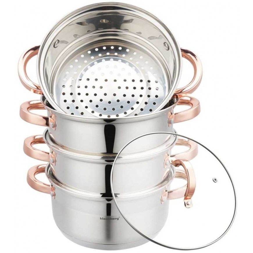 Steamer Pot Set FOR STEAM COOKING 20CM 5 EL. KLAUSBERG KB-7730