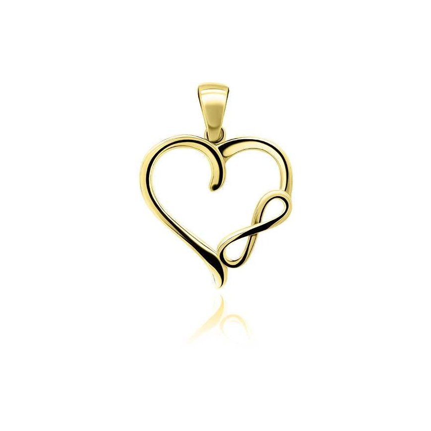 Brilio Silver Brilio Silver Stylish gold-plated pendant PT06Y