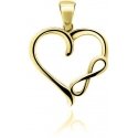 Brilio Silver Brilio Silver Stylish gold-plated pendant PT06Y Brilio Silver Brilio Silver Stylish gold-plated pendant PT06Y
