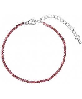 Evolution Group Beaded bracelet with red garnets 43055.3 garnet