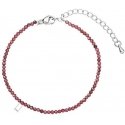 Evolution Group Beaded bracelet with red garnets 43055.3 garnet Evolution Group Beaded bracelet with red garnets 43055.3 garnet