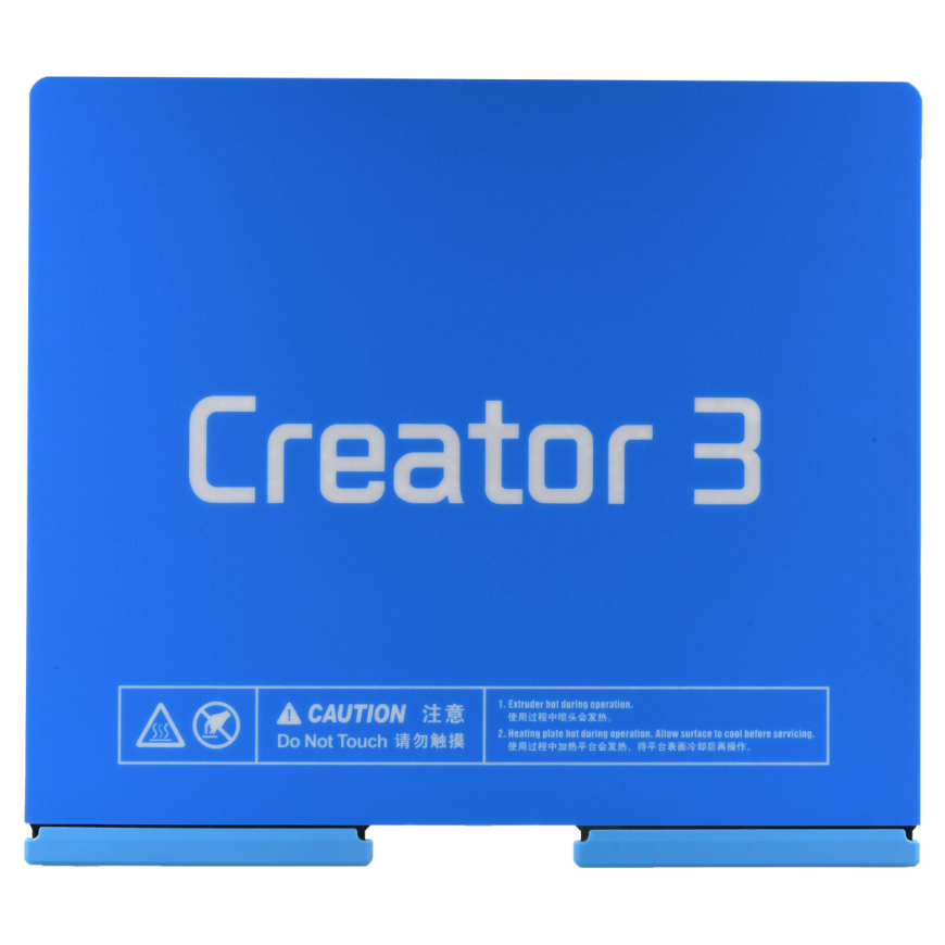Flashforge Creator 3 Pro jousiteräslevysarja