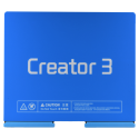 Flashforge Creator 3 Pro jousiteräslevysarja Flashforge Creator 3 Pro jousiteräslevysarja