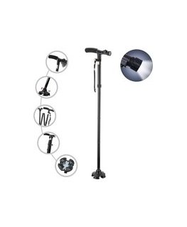 Ipevo Weinberger Walking and Hiking Pole with Light and Panic Alarm