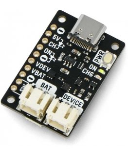 LiPo Amigo PRO - Li-Pol and Li-Ion battery charging module via USB C - Pimoroni PIM612